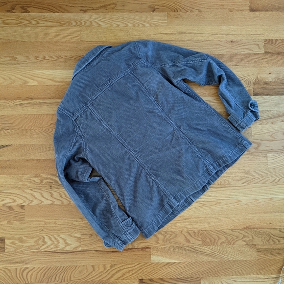 Gray corduroy shacket - Picture 5 of 8